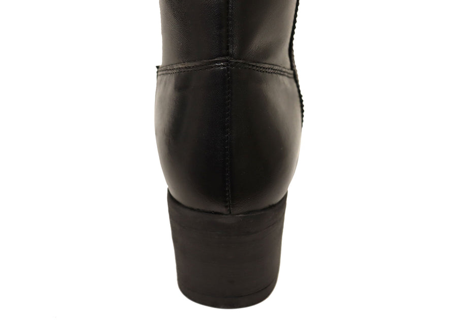 Orizonte Womens Expo European Comfortable Leather Knee High Boots