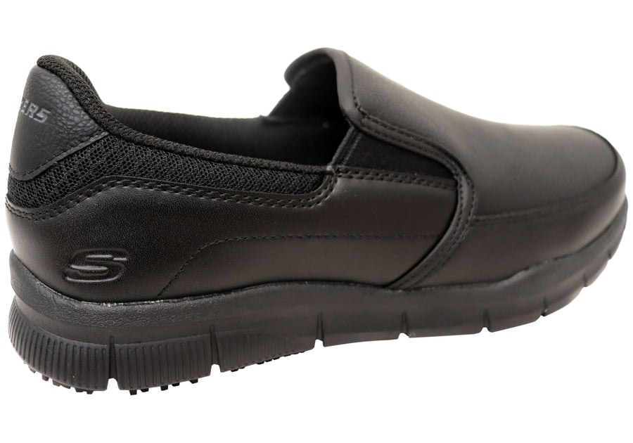 Skechers Mens Work Relaxed Fit Nampa Groton Slip Resistant Shoes