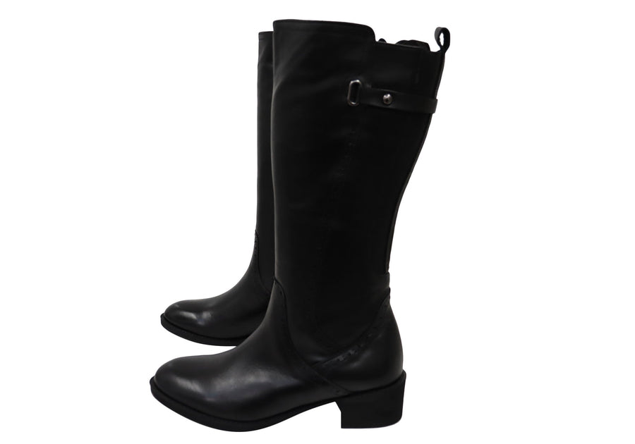 Orizonte Jovi Womens European Comfortable Leather Knee High Boots