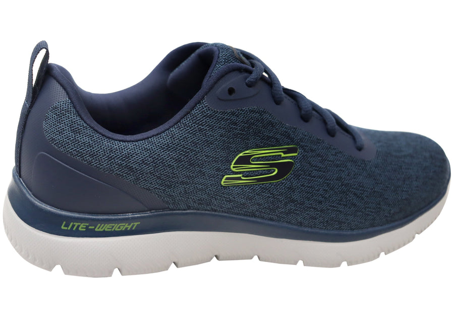 Skechers Mens Summits Forrader Comfortable Memory Foam Lace Up Shoes