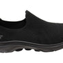 Skechers Womens GOwalk 7 Amina Comfortable Black Slip On Shoes