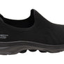 Skechers Womens GOwalk 7 Amina Comfortable Black Slip On Shoes