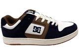 DC Shoes Mens Manteca 4 Comfortable Leather Shoes Tan Brown