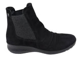 Flex & Go Eboni Womens Comfortable European Leather Ankle Boots