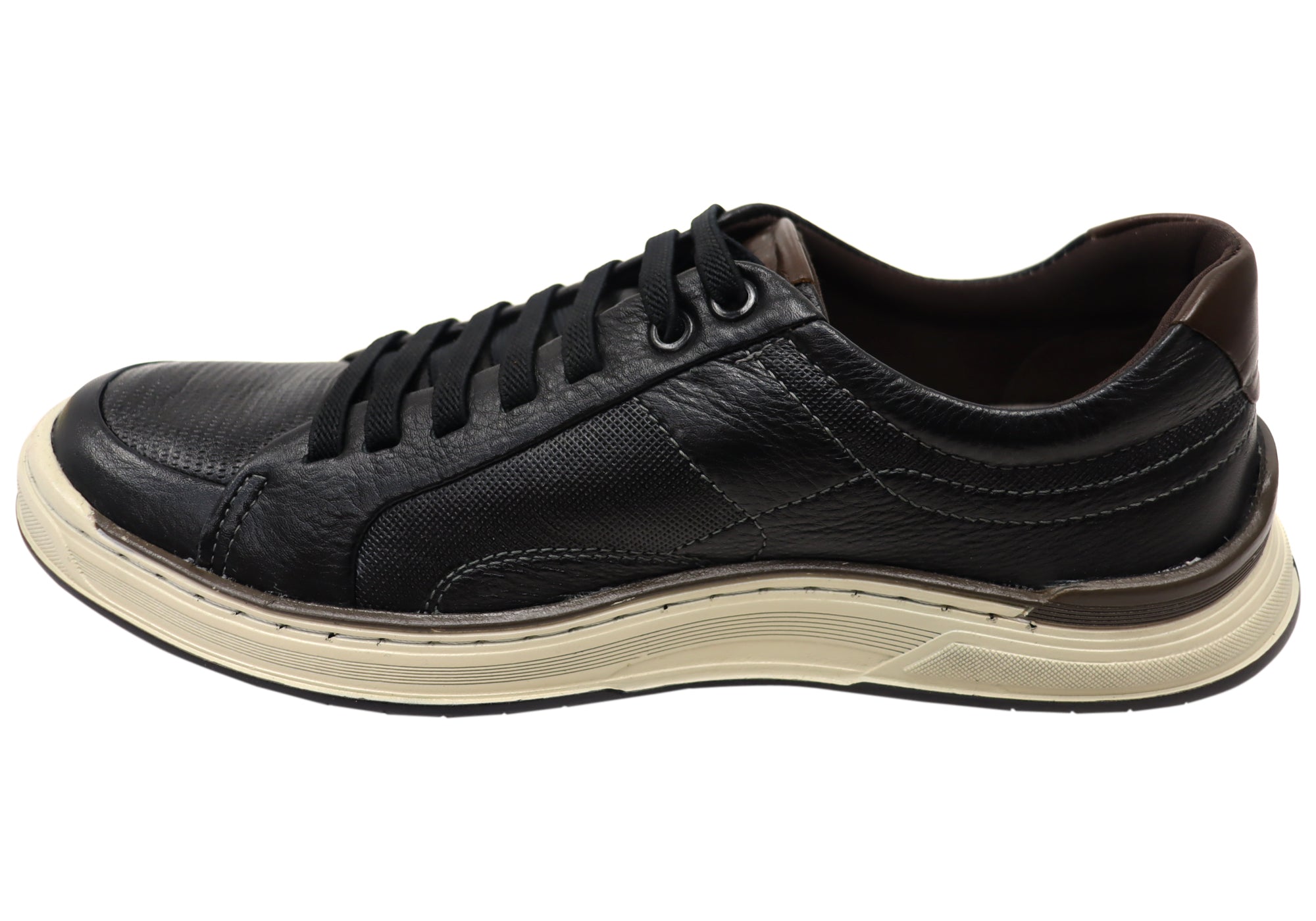 Democrata Wolfe Mens Comfortable Leather Casual Shoes Made In Brazil
