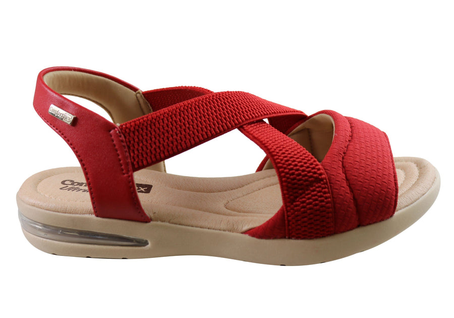 Comfortflex Janice Womens Comfortable Sandals Made In Brazil