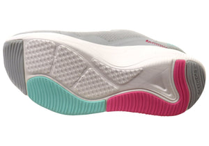 Skechers Womens D Lux Fitness Comfortable Memory Foam Shoes