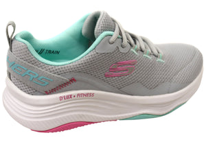 Skechers Womens D Lux Fitness Comfortable Memory Foam Shoes