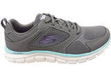 Skechers Womens Track Grand Scene Comfortable Memory Foam Shoes