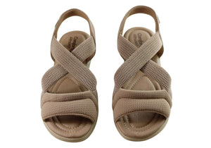 Comfortflex Janice Womens Comfortable Sandals Made In Brazil