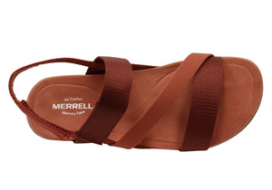 Merrell Womens Comfortable District 3 Strap Web Sandals