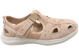 CC Resorts Bernice Womens Leather Casual Comfortable Shoes