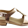 Scholl Orthaheel Gloria Womens Comfort Leather Low Heel Sandals