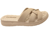 Comfortflex Agatha Womens Slide Sandals With Comfortable Footbed