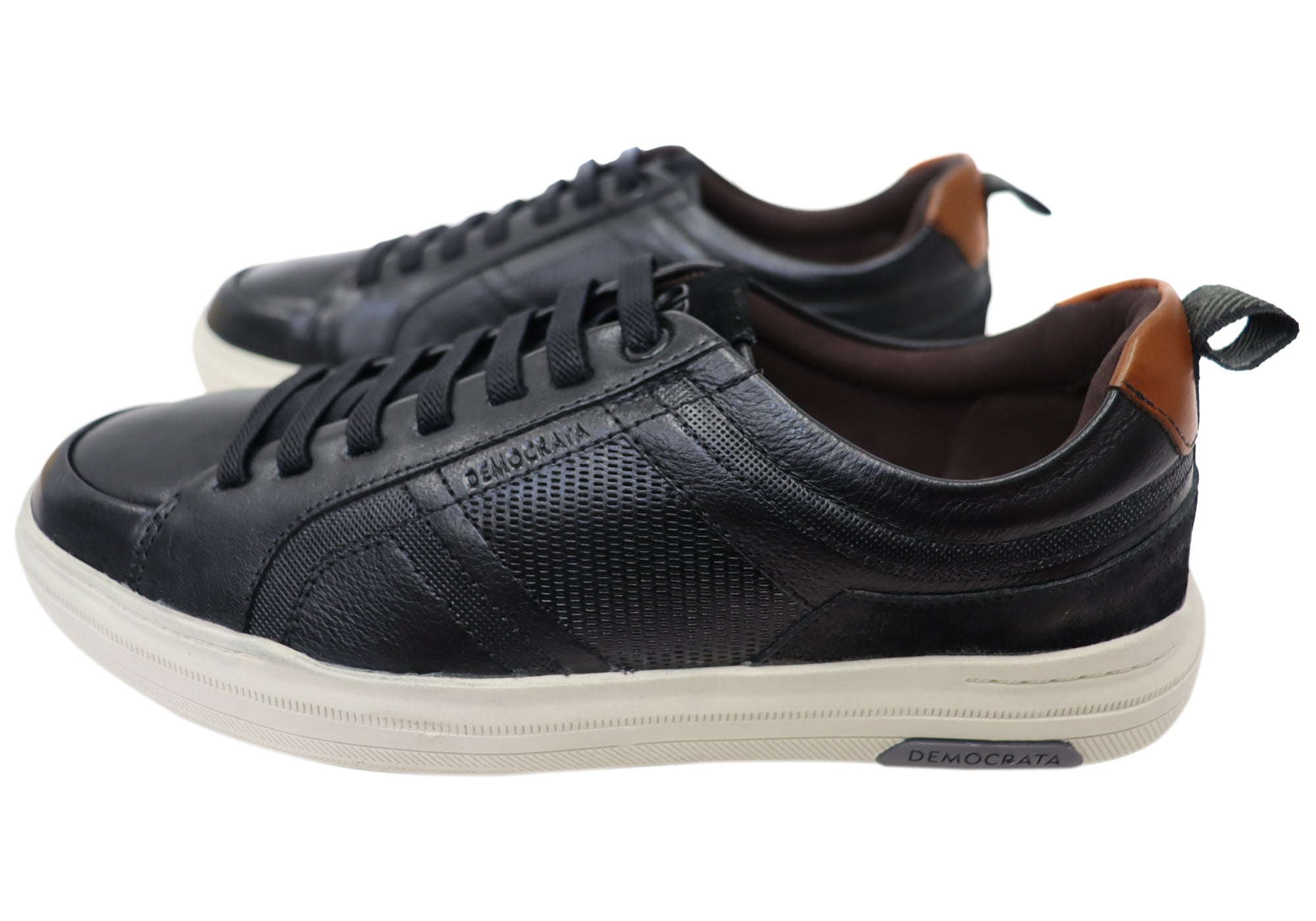 Democrata Winton Mens Comfortable Leather Casual Shoes Made In Brazil