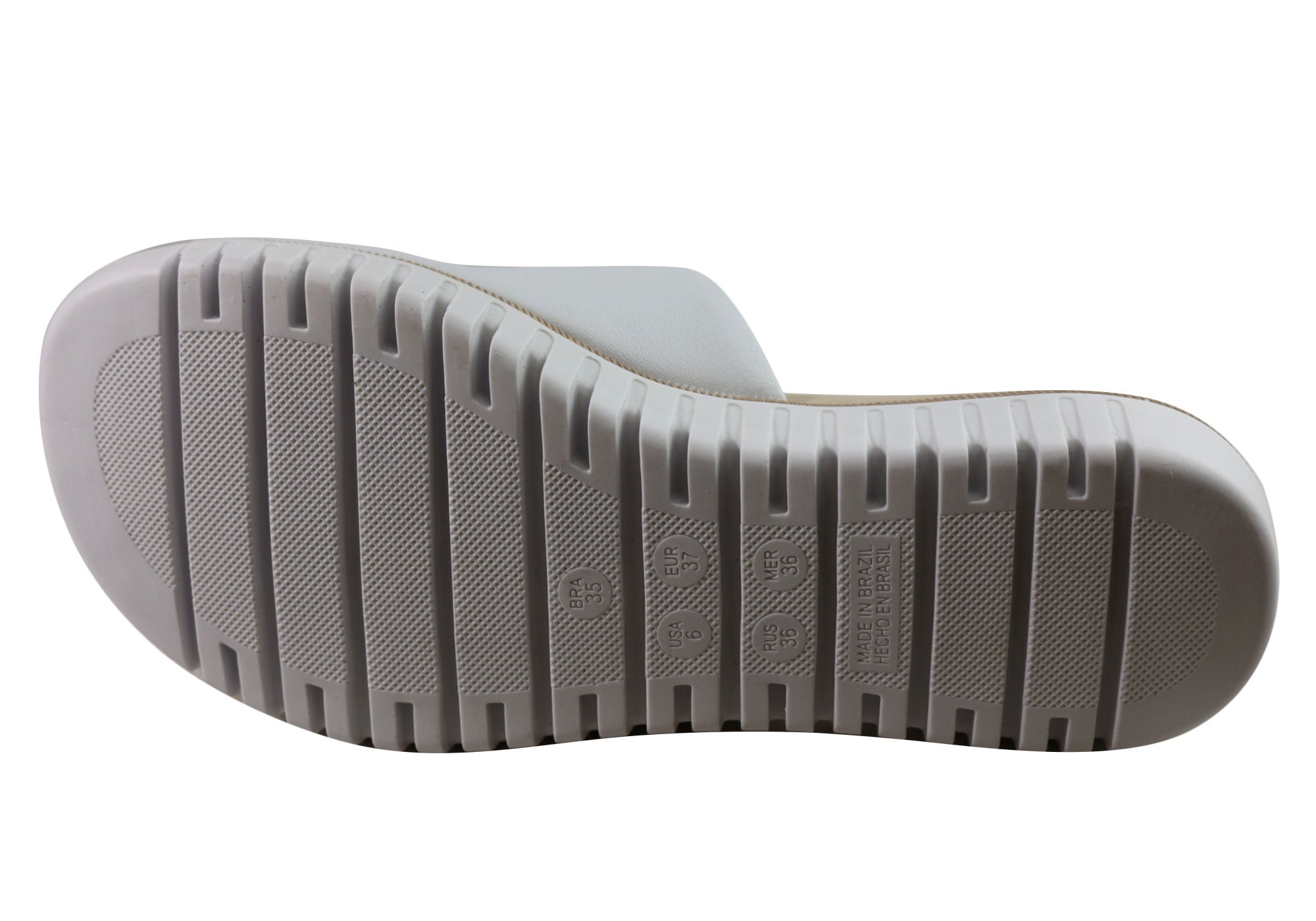 Comfortflex Womens Leather Slides Sandals Made In Brazil