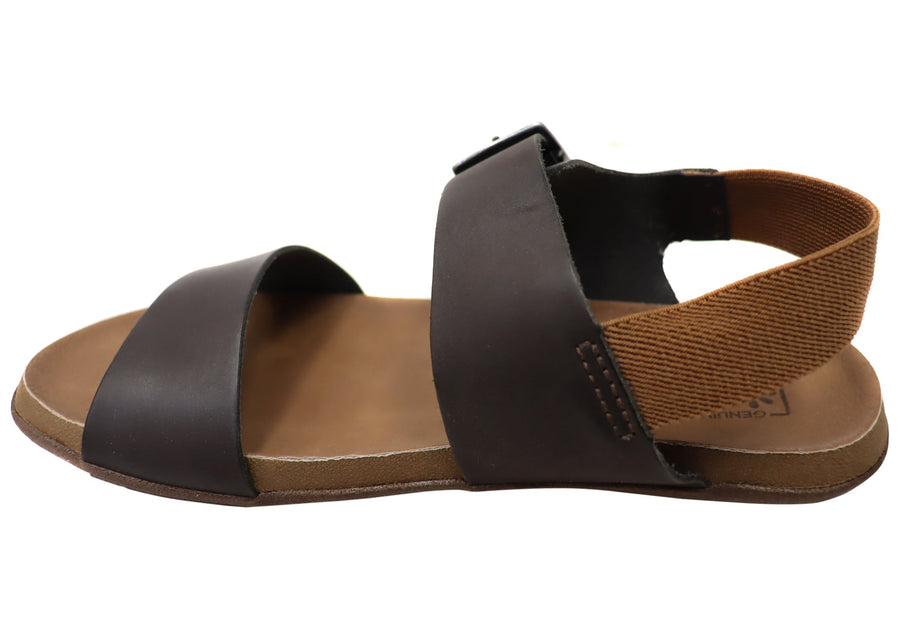 New Face Tasha Womens Comfortable Leather Sandals Made In Brazil