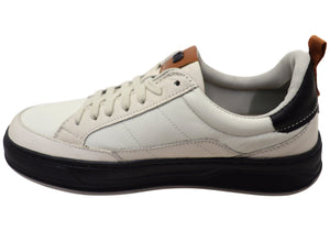 Democrata Brendon Mens Comfortable Leather Casual Shoes Made In Brazil