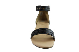 Scholl Orthaheel Gail Womens Comfort Leather Low Heel Sandals