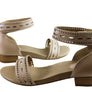 Scholl Orthaheel Gail Womens Comfort Leather Low Heel Sandals