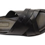 Democrata Pauly Mens Leather Comfortable Slide Sandals Made In Brazil