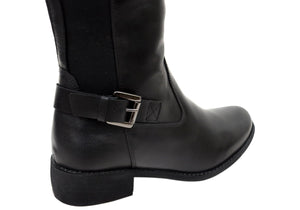 Via Paula Janice Womens Comfort Brazilian Leather Knee High Boots