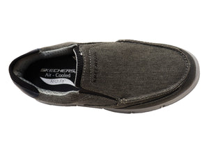 Skechers Mens Arch Fit Vortell Rothler Comfortable Slip On Shoes