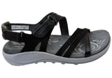 Merrell Womens Harbor Backstrap Comfortable Leather Sandals