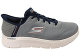 Skechers Mens Slip Ins GOwalk Flex New World Extra Wide Fit Shoes