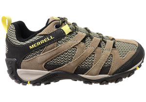 Merrell Womens Alverstone Comfortable Leather Hiking Shoes
