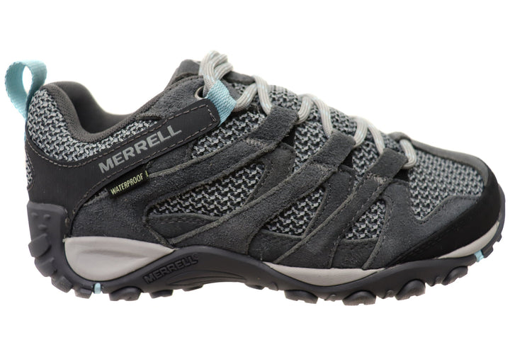 Merrell Womens Alverstone Waterproof Comfortable Leather Hiking Shoes