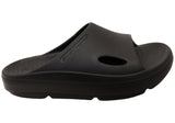 Skechers Mens Relaxed Fit Relay Re Bounce Slide Sandals
