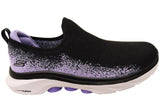 Skechers Womens GOwalk 7 Zaida Comfortable Slip On Shoes