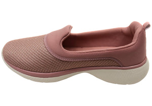 Adrun Dehlia Womens Comfortable Slip On Shoes Made In Brazil