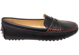 Savelli Stephanie Womens Comfort Leather Loafer Shoes Made In Brazil