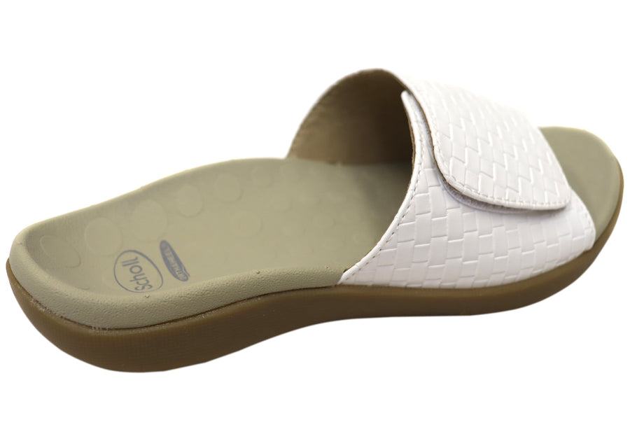 Scholl Orthaheel Samos II Womens Comfortable Supportive Slides Sandals