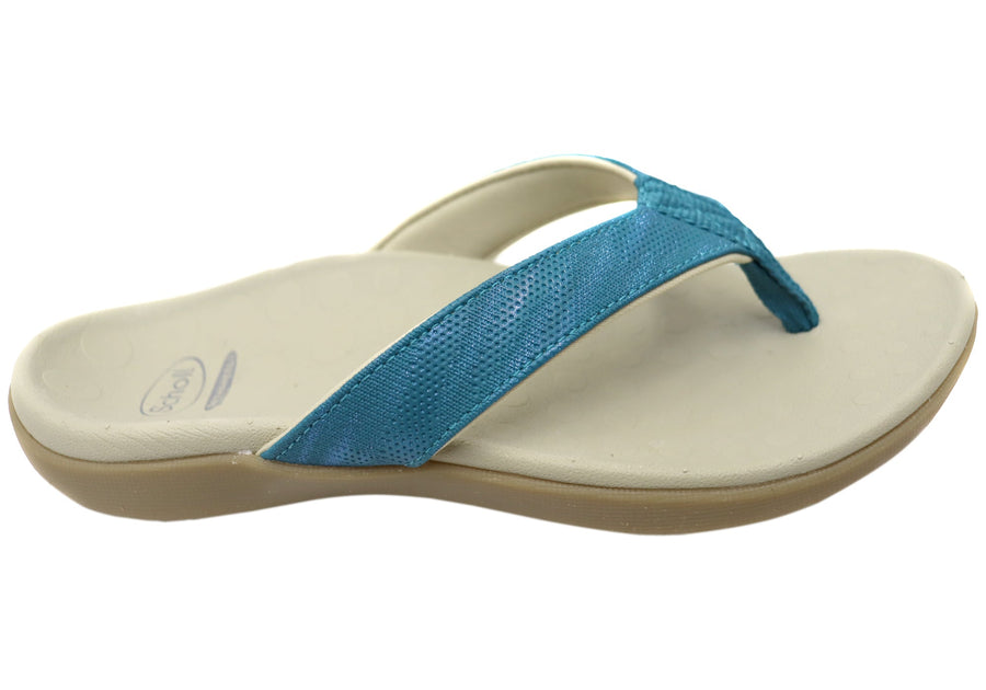 Scholl Orthaheel Sonoma II Womens Supportive Comfortable Thongs