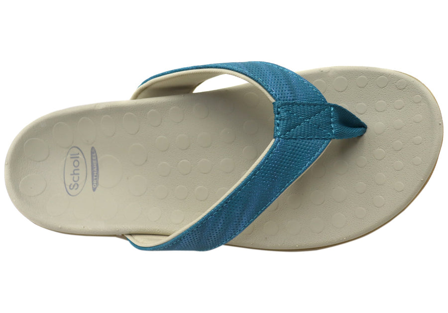 Scholl Orthaheel Sonoma II Womens Supportive Comfortable Thongs