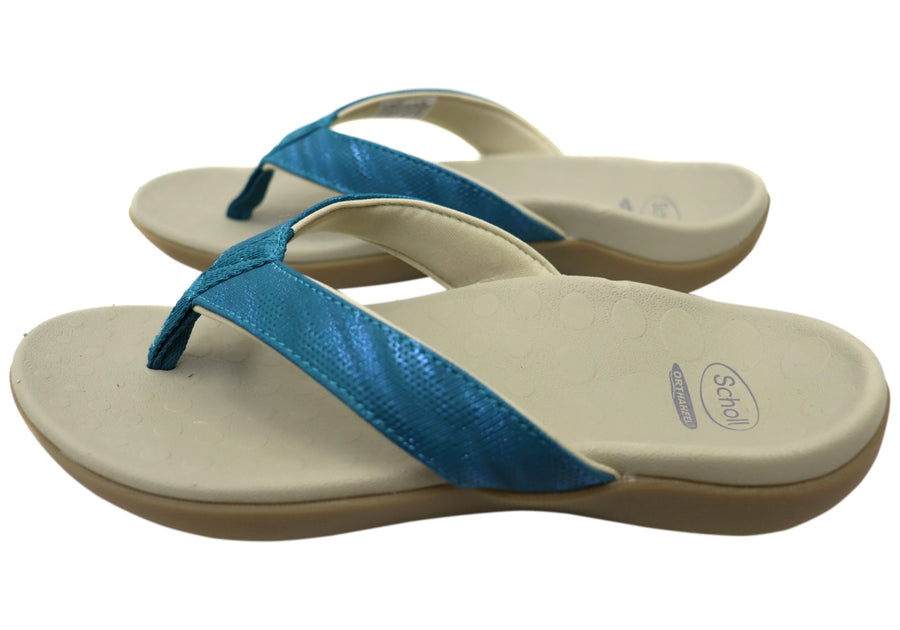 Scholl Orthaheel Sonoma II Womens Supportive Comfortable Thongs