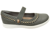Homyped Sierra Summer Womens Leather Comfortable Mary Jane Shoes