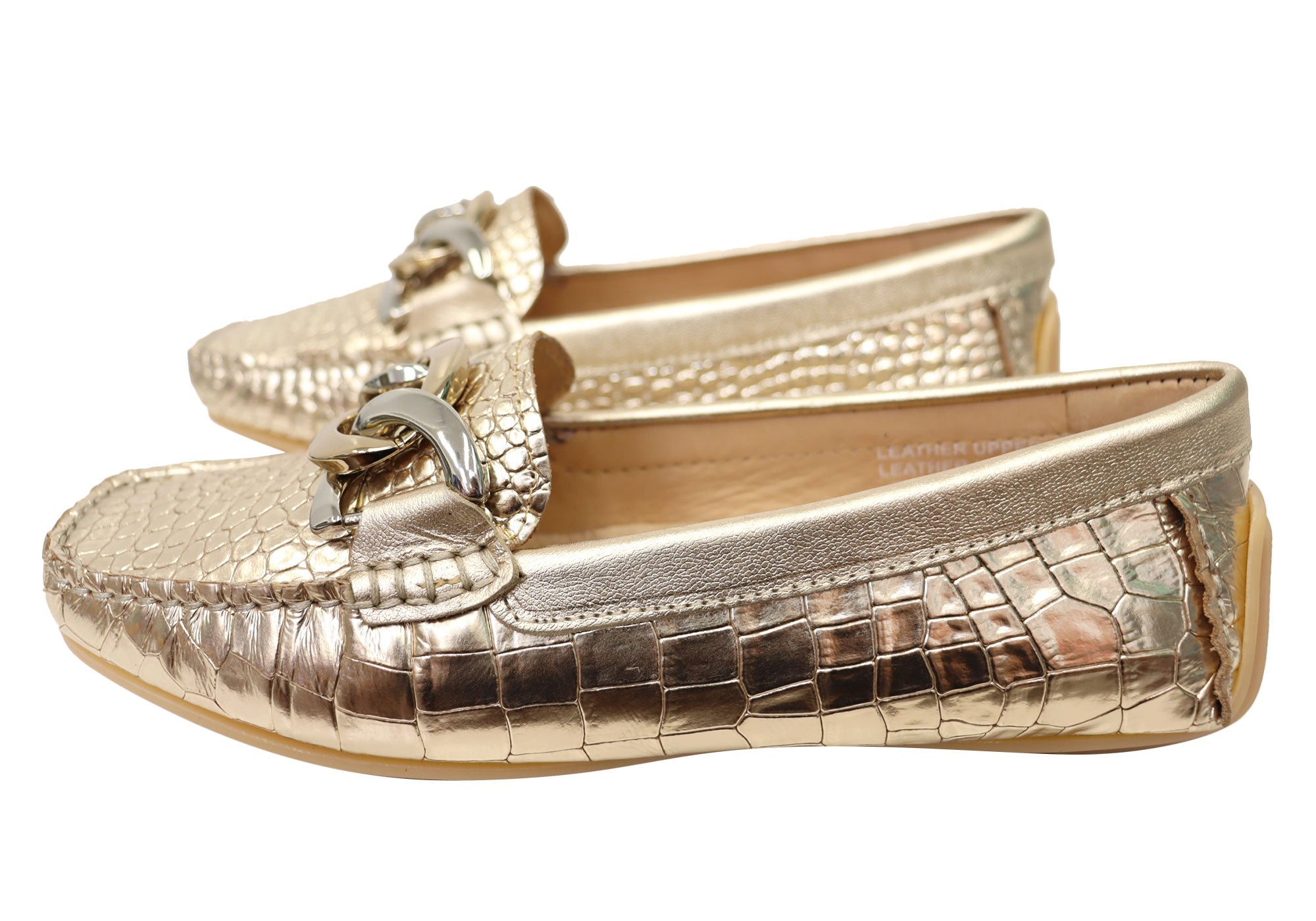 Savelli Emile Womens Comfortable Leather Loafer Shoes Made In Brazil