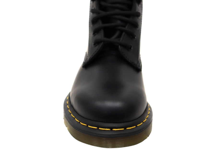 Dr Martens 1490 Black Smooth Unisex Leather Lace Up Fashion Boots