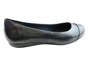 Bottero Torie Womens Comfortable Leather Flats Made In Brazil