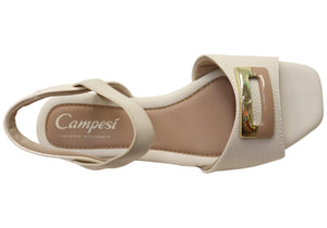 Campesi Catsen Womens Comfortable Low Heel Sandals Made In Brazil