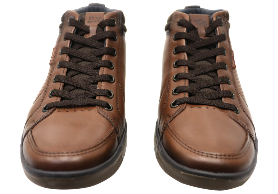 Pegada Mission Mens Comfortable Leather Boots Made In Brazil