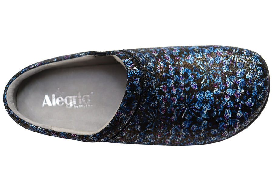 Alegria Kayla Womens Comfortable Leather Open Back Shoes