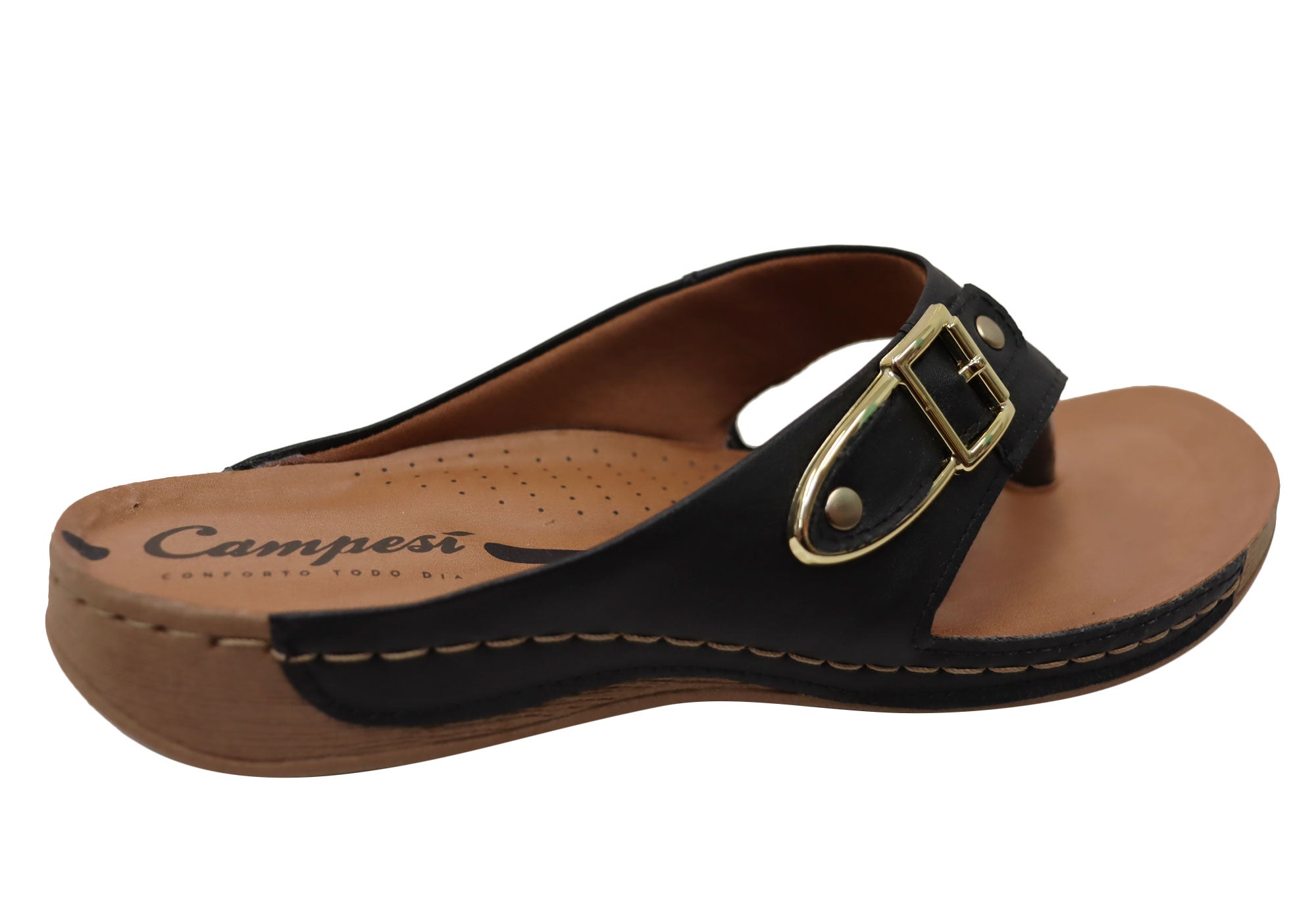 Campesi Edith Womens Comfortable Thongs Sandals Made In Brazil