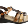 Lola Canales Yvette Womens Comfortable Leather Sandals Made In Spain