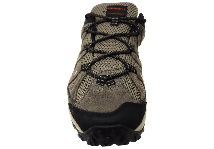 Merrell Mens Alverstone 2 Waterproof Wide Fit Leather Hiking Shoes