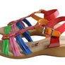 Lola Canales Yvette Womens Comfortable Leather Sandals Made In Spain